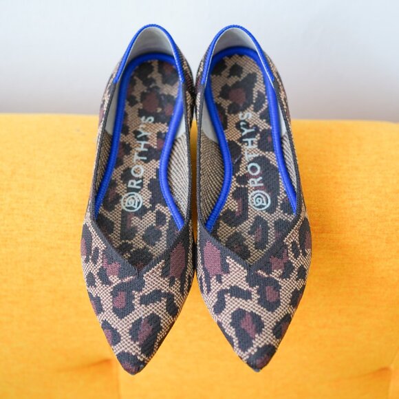 Rothy's Leopard Print The Point - Picture 1 of 8